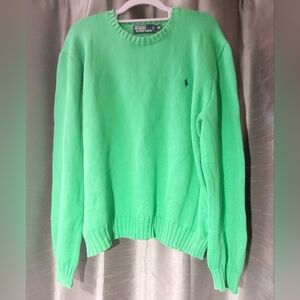 Polo Ralph Lauren Men's Crewneck Sweater, Green, XL